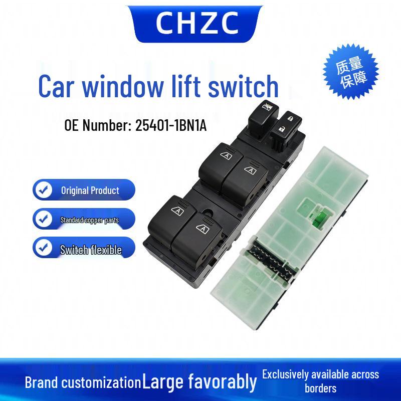 Infiniti Electric Window Master Switch 25401-1BN1A - Fits Power Window Regulator. Electric
