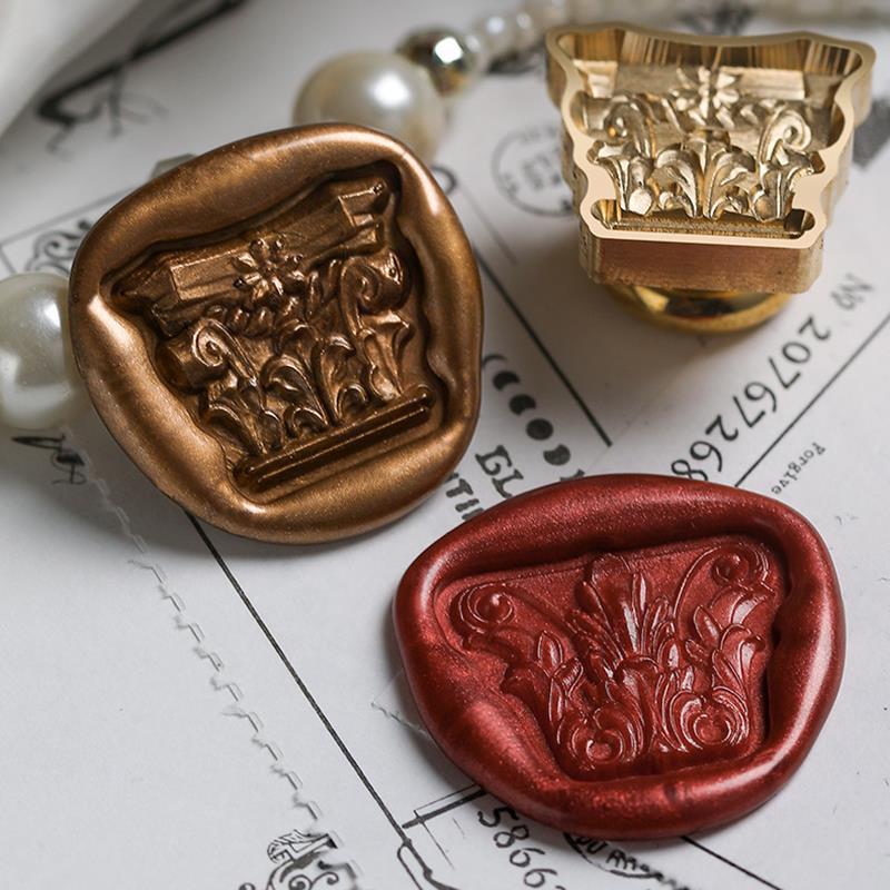 3D Relief Skulptur Europäischen Stil Dekorative Druck Wachs Siegel Stempel Klassische Siegel Briefmarken Hochzeit Karten Dekor