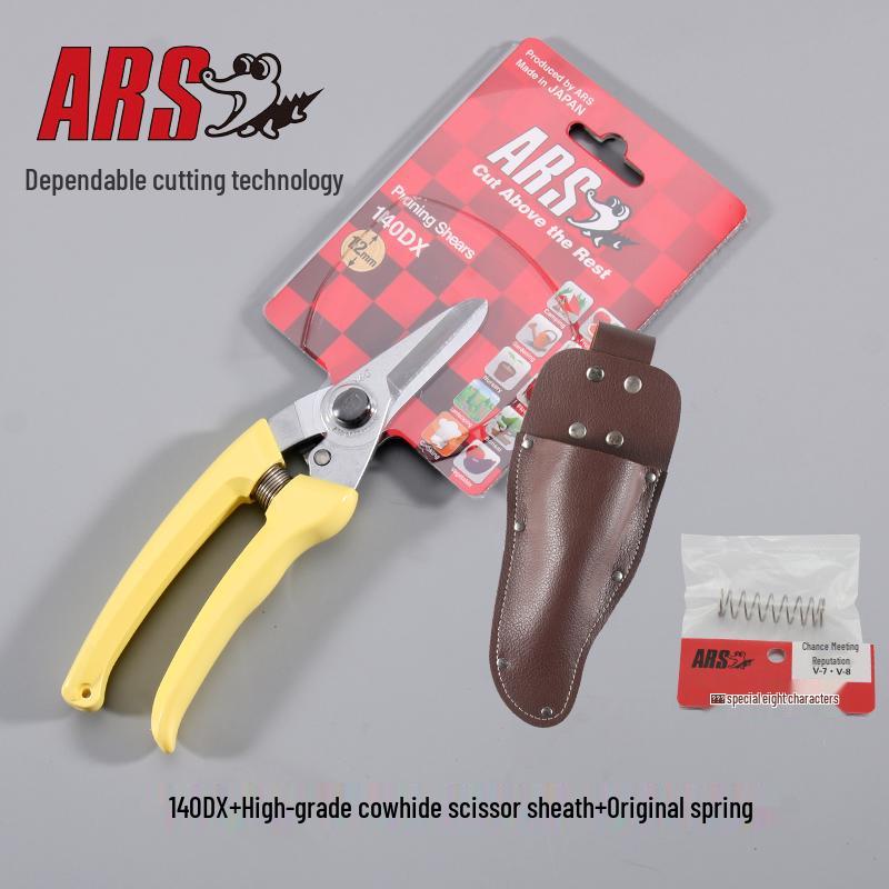 Japan 140DX Floral & Gardening Scissors: Imported Pruning Shears for Flowers, Fruits & Trees