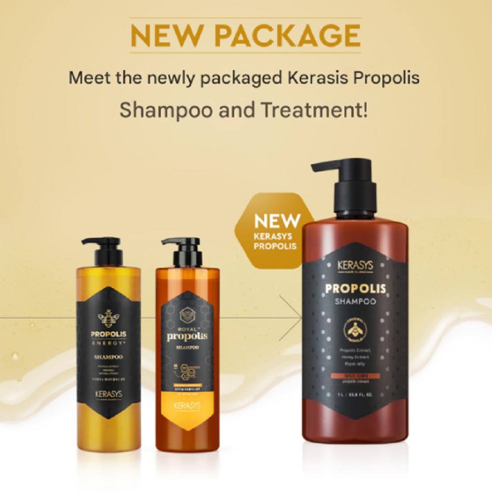 KERASYS Propolis Shampoo 1000ml*2 + Treatment 1000ml*1 set