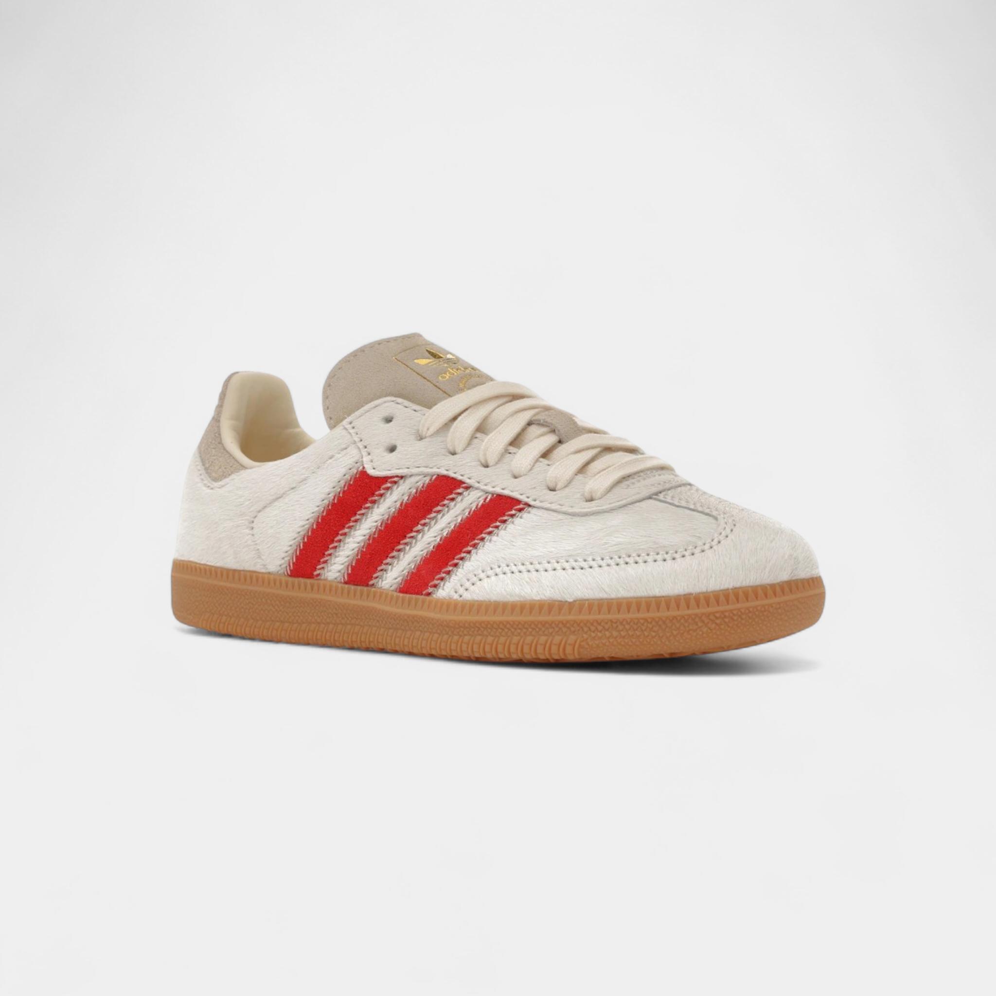 adidas Samba OG Ponyfell Wonder Beige Besser Scharlachrot (Damen) 46 beige