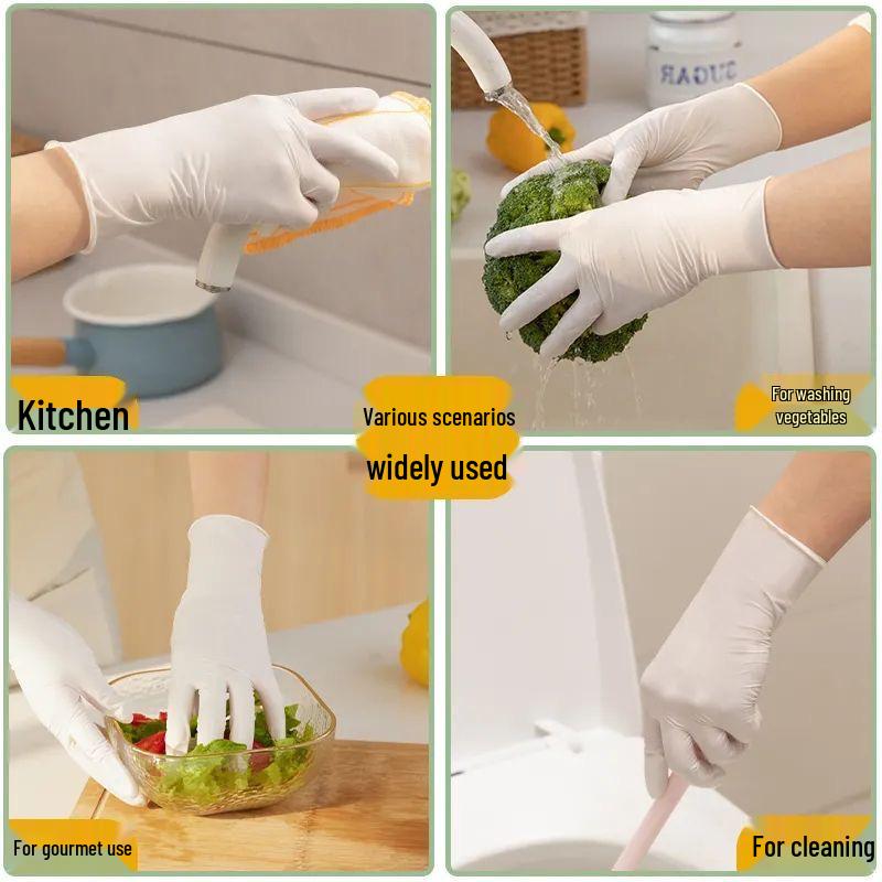 Disposable Nitrile Gloves: Oil-Resistant, Powder-Free for Labs, Food Processing, Household, Tattoo & Electronics