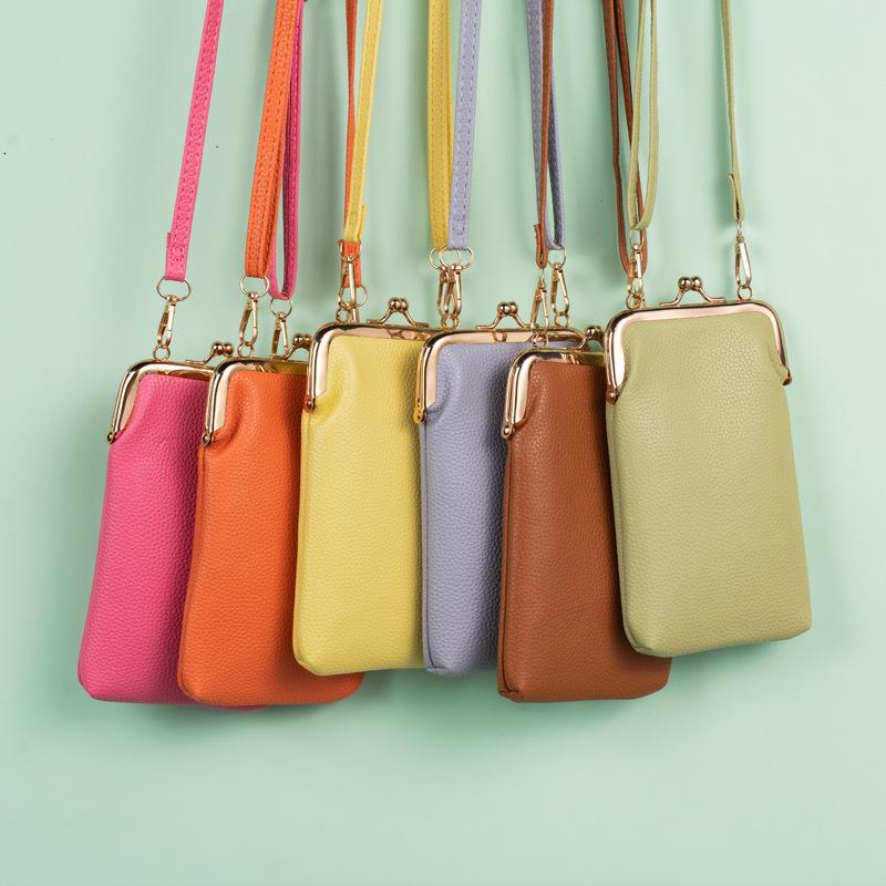 2025 Stylish PU Crossbody Phone Wallet for Women - Fashionable, Compact Vertical Bag