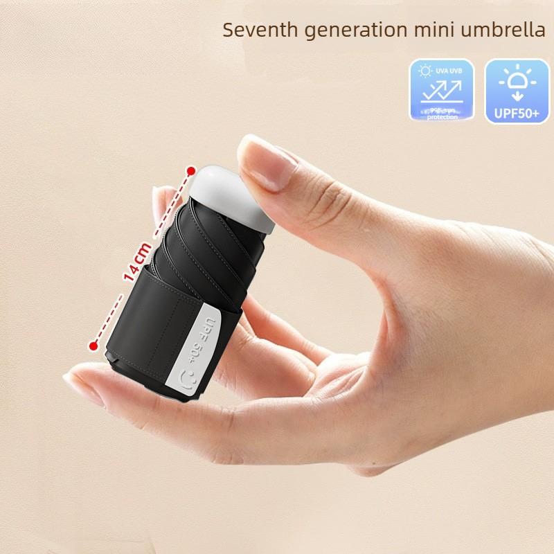 New Mini 30% Off Sun Umbrella, Sunshade Umbrella, Women's UV Protective Umbrella Portable Rain and Rain Umbrella