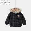 MOMOCO Boys' Winter Fleece-Lined Cotton Jacket