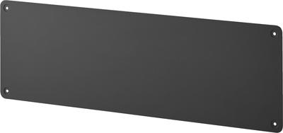 Yamazaki Tower Wall Print Steel Panel, Small, Compatible with Plasterboard Walls, Black, 47cm W X 0.7cm D X 15cm H, Wall-Mounted, Print Storage,