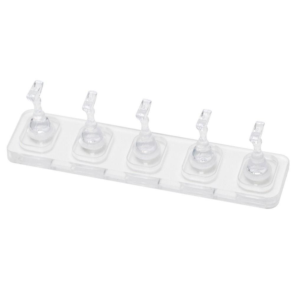 Transparent Nail Practice Base Tray Acrylic Nail Display Board  Manicurist Training