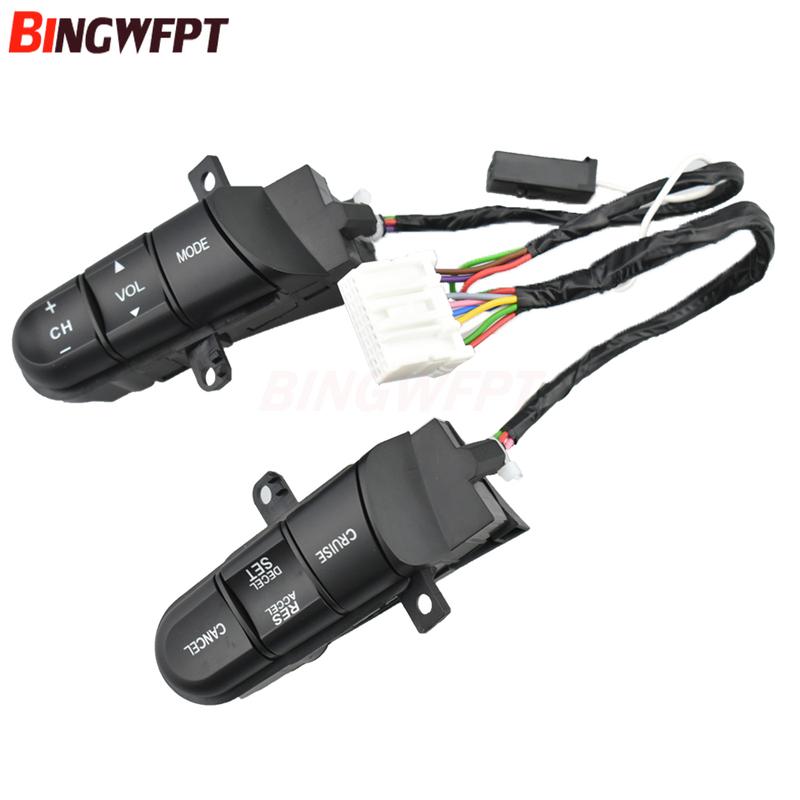 Steering Wheel Pad Cruise Audio Remote Switch 36770SNAA12 36770-SNA-A12 For Honda Jazz /Fit Civic 2006 2007 2008 2009 2010 2011