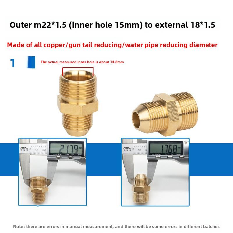 1PCS Male to Female Thread Brass Pipe Connectors Brass Coupler Adapter Threaded Fitting 1/8" 1/4" 3/8" 1/2"