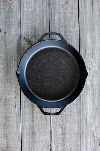 LODGE Cast Iron Pan with Loop Handle, L10SKL, 12 inches