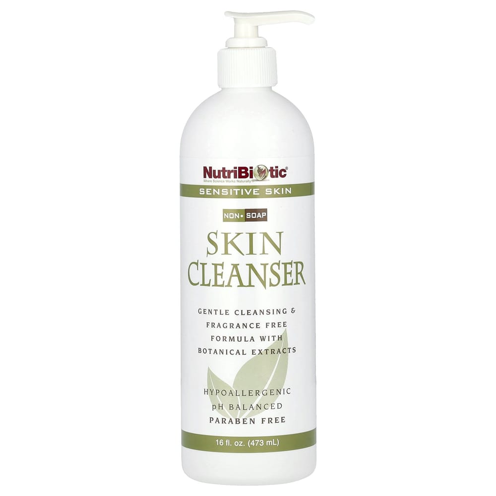 iHerb NutriBiotic Skin Cleanser Soap-Free Fragrance-Free 473ml (16fl oz)