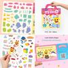 Made in Korea, KC-Certified – pinkfong Baby Shark Bag Stickers (2 Designs: Birthday Party / Under the Sea) (3 Options)