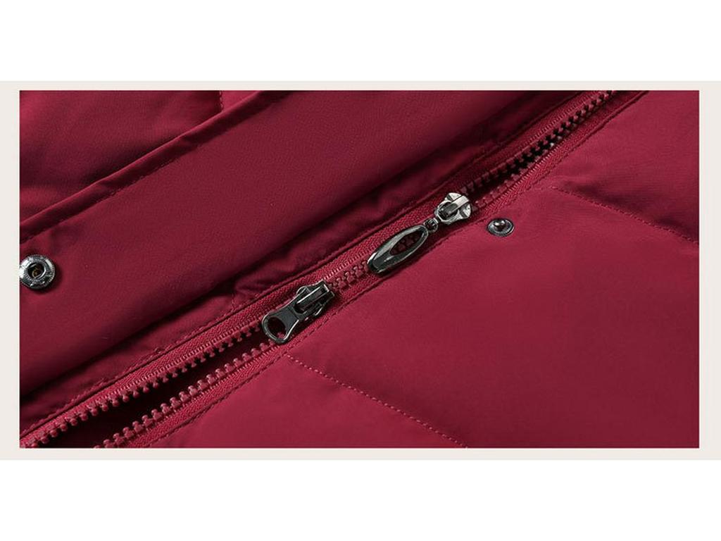 Mom's Fashionable Mid-Length Winter Coat - Age-Reducing Cotton Padded Jacket for Middle-Aged & Elderly Women