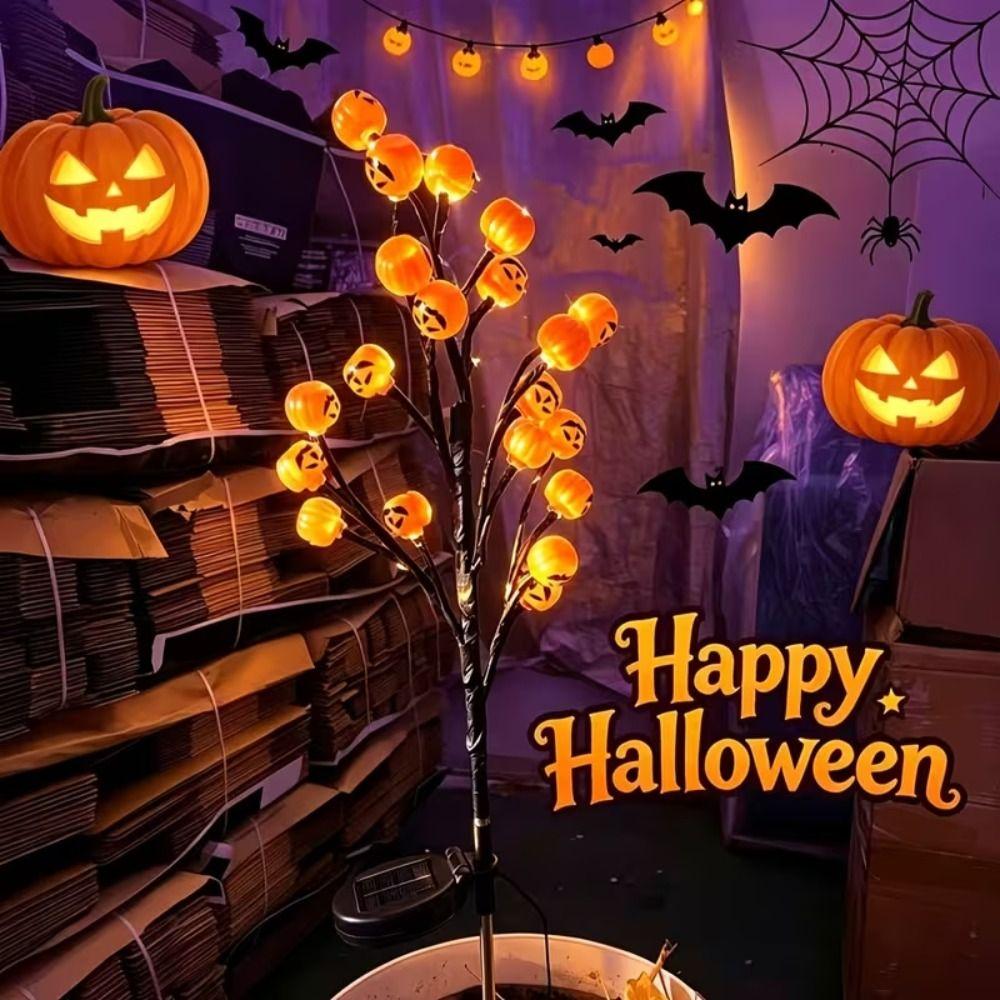 Waterproof Solar Garden Lights Auto On/Off Halloween Lights Garden Stakes Solar Lamp Patio