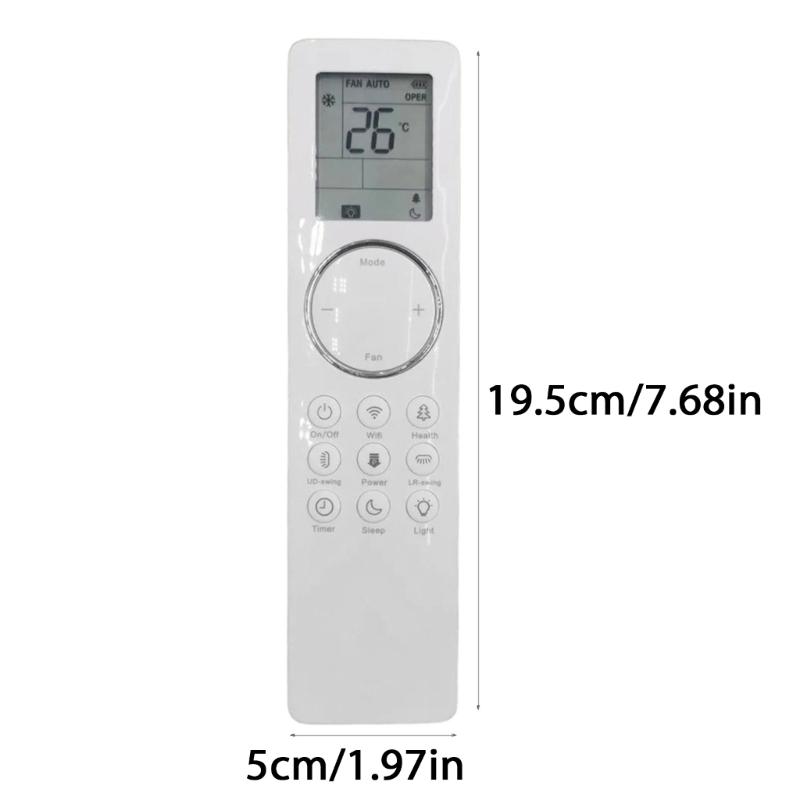 YBE1FB10 Easy To Use Replacement Remote Control For TOSOT Air Conditioners With Long Ranges And ABS Material