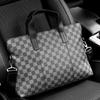 MDNG Men's Plaid Business Briefcase