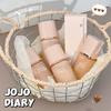 JOJO DIARY Jasný bezchybný dlouhotrvající make-up - Kontrola mastnoty, Krémový, Voděodolný a Odolný proti potu.