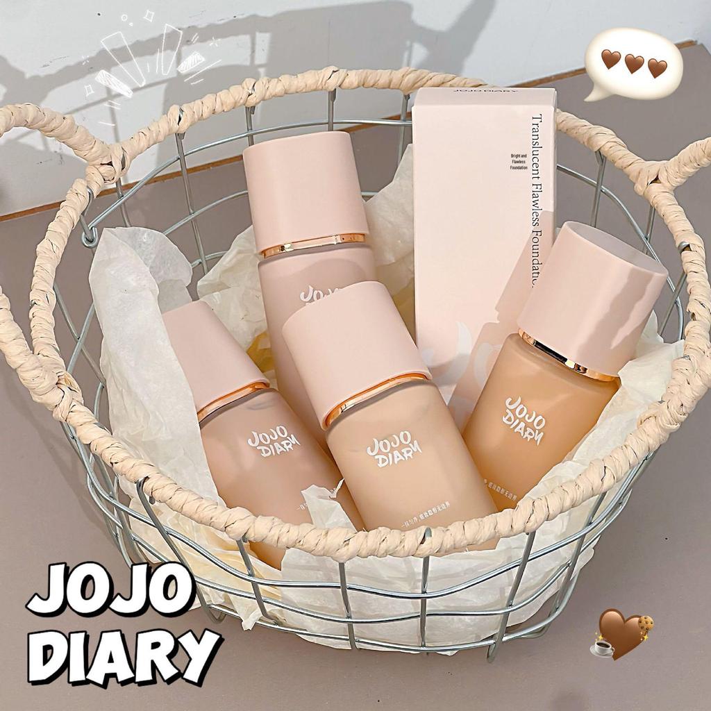 JOJO DIARY Jasný bezchybný dlouhotrvající make-up - Kontrola mastnoty, Krémový, Voděodolný a Odolný proti potu.