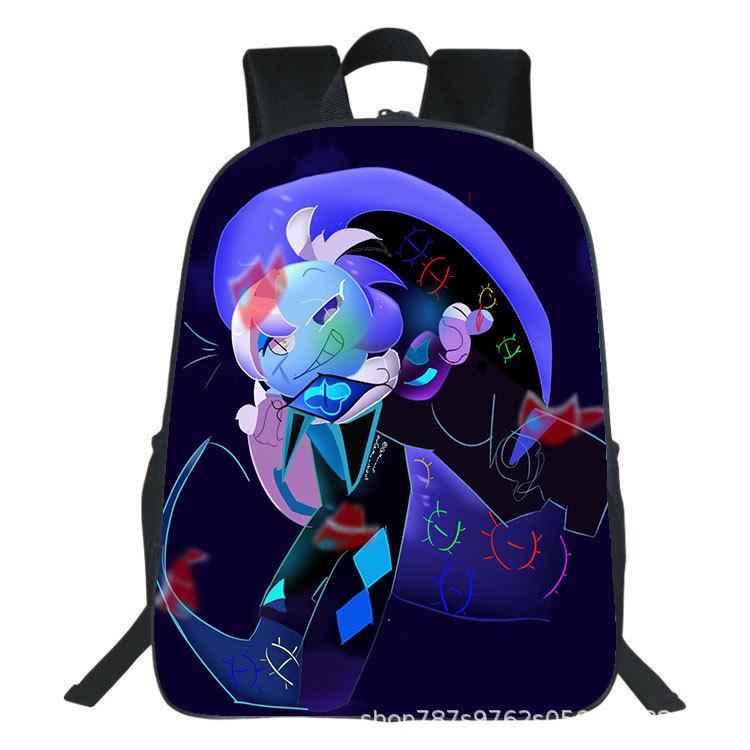 Shadow Milk Cookie Run Kingdom Backpack for Boy Girls Cool Student Business Daypack Cute Cartoon College Canvas Bags with Pocket