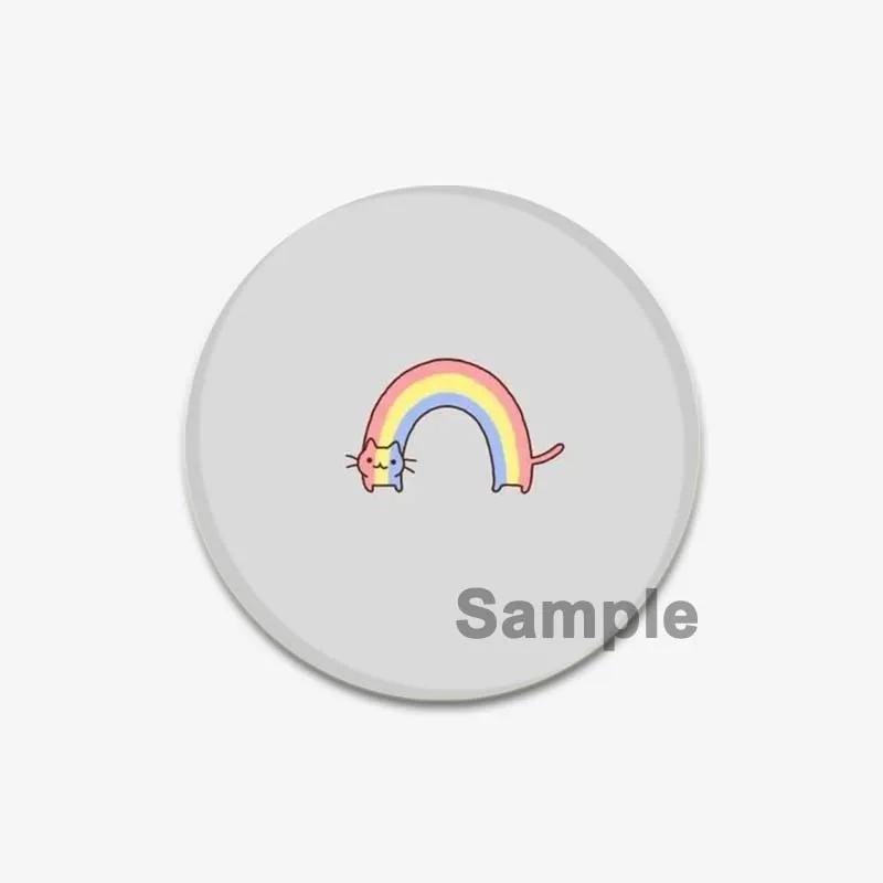 32/44/58mm Cartoon Animal Simple Drawing Badges Frog/ Cat/Squirrel/Lizard, Duck Art Brooch Backpack Decor Accessories Gifts Pins