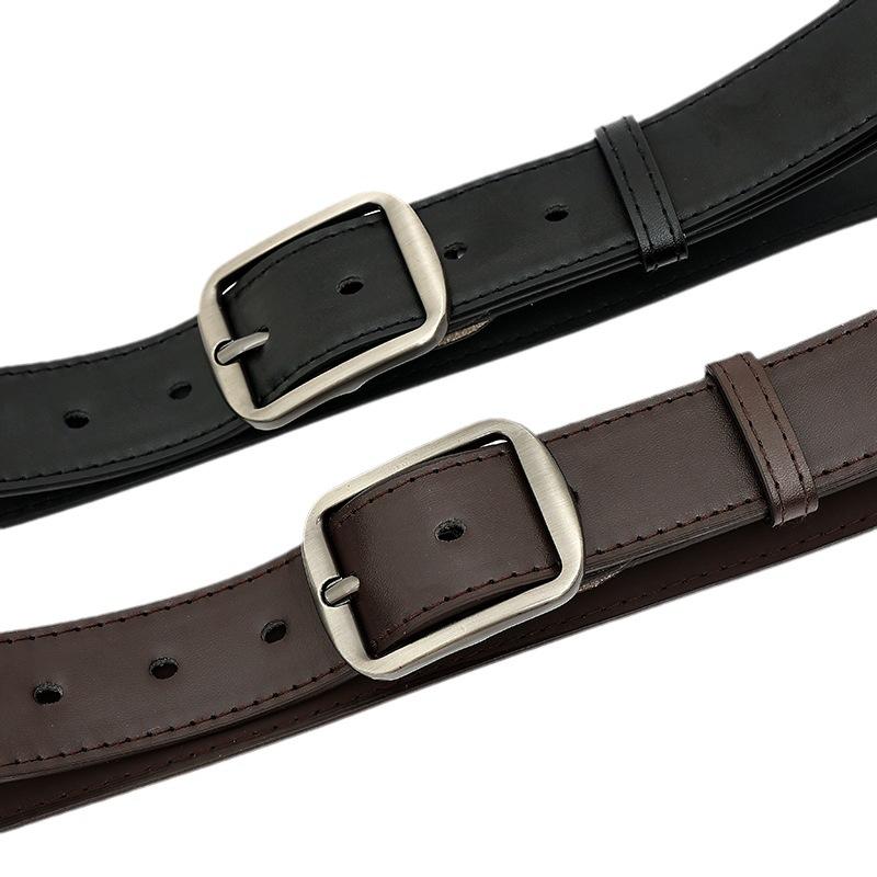 New Belt Women's Korean Style Decoration with Jeans Belt Black Versatile Belt Brown High-end Texture