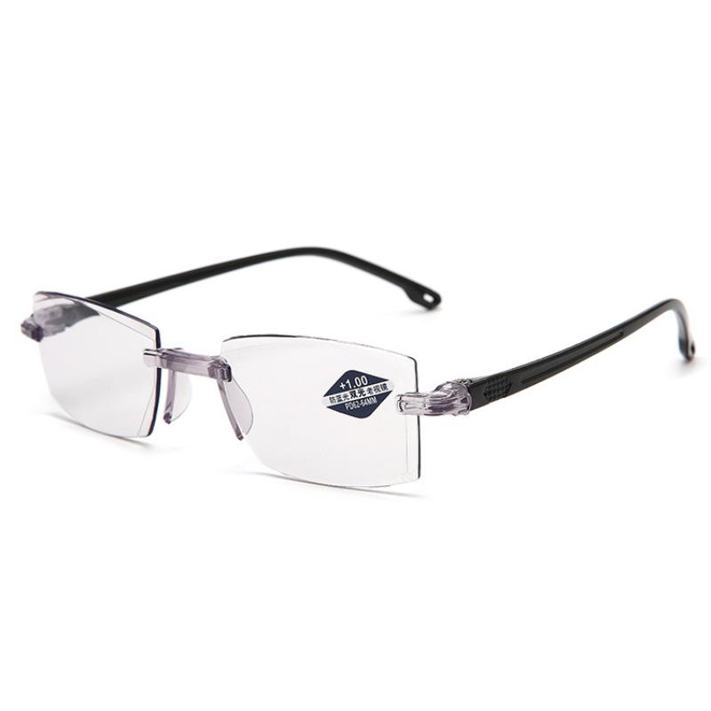 Elder Ultralight Reading Glasses for Men Women Retro HD Lens Blue Light Blocking Eyewear Classic Square Far Sight Eyeglasses