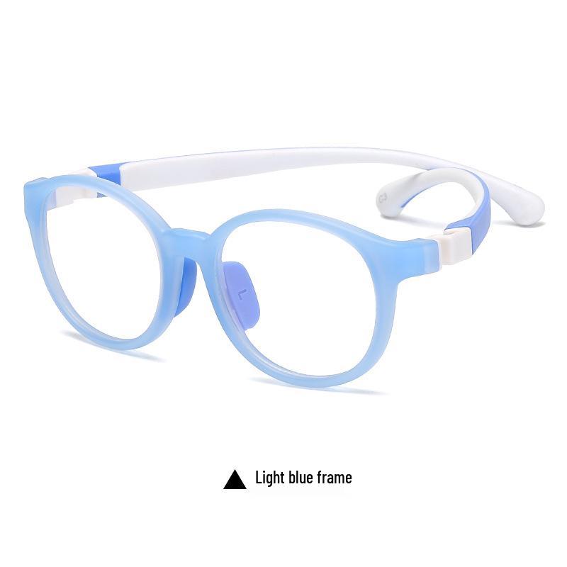 TR Dětské protiskluzové silikonové brýle: Módní brýlové obroučky blokující modré světlo 9109