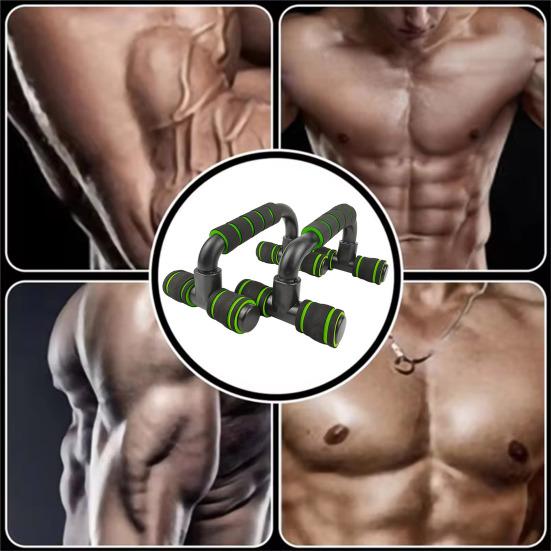 2Pcs/Set Push-up Stand Non-Slip Rubber Feet Portable Balanced Strength Push-up Stand Indoor Fitness