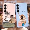 For Samsung Galaxy S24 5G Case S24 Plus New Fashion Cartoon Cover Soft Silicone Phone Case For Samsung S24 Ultra S 24 S24+ Shell