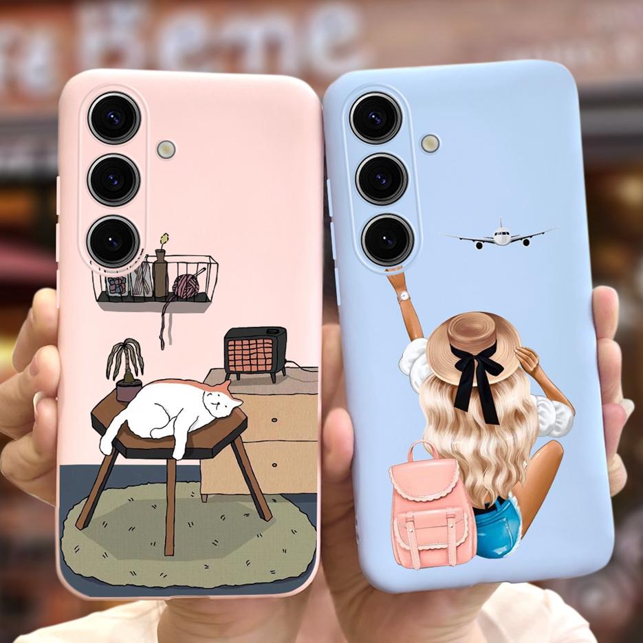 For Samsung Galaxy S24 5G Case S24 Plus New Fashion Cartoon Cover Soft Silicone Phone Case For Samsung S24 Ultra S 24 S24+ Shell