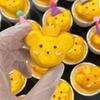 12 Cavity Muffin Cakes Mold Cartoon Animal Shape Bear Madeline Baking Tray  Decoration