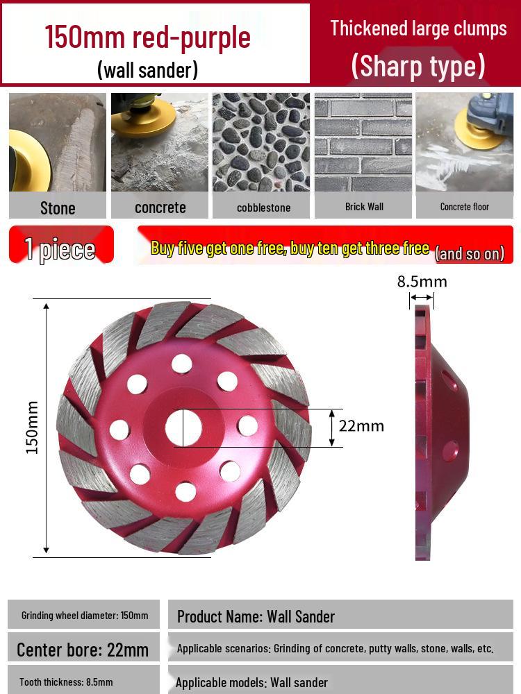 Diamond Concrete Grinding and Polishing Disc for Angle Grinders