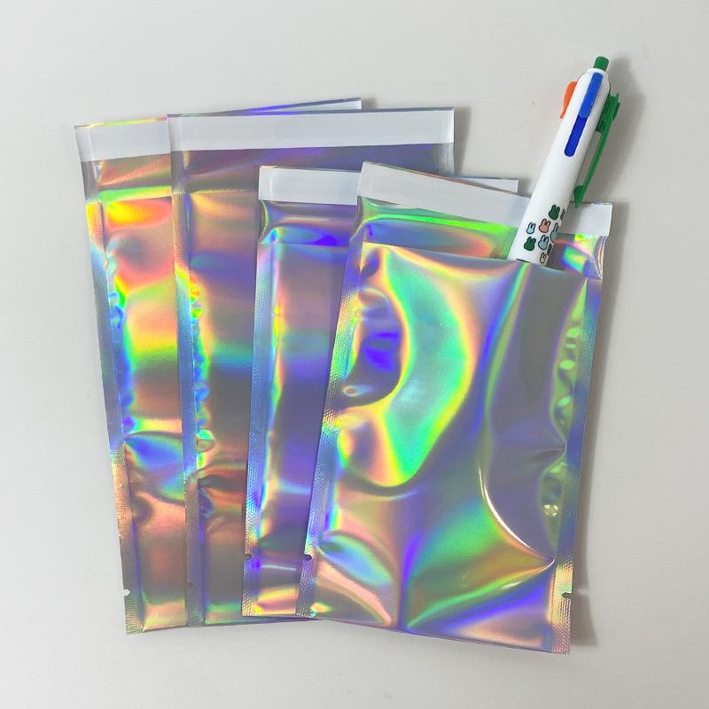 Self-Sealing Colorful Laser Express Packaging Bag for Jewelry & Logistics