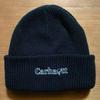 Used Carhartt WIP POND BEANIE Beanie Black Black Knit