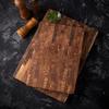Solid Wood Kitchen Cutting Board, Extra Large, End-Cut Antibacterial and Mildew-Resistant Solid Wood, Durable Geometric Wooden Cutting Board, Acacia C