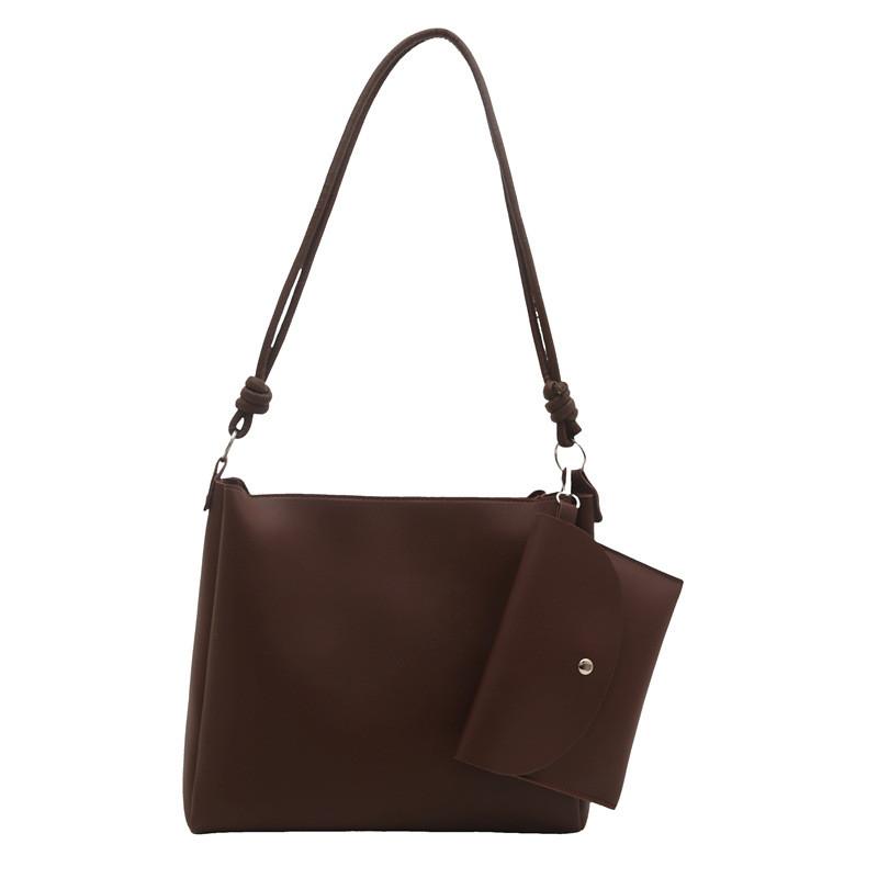 Large Capacity Pu Tote Bag With Magnetic Closure For Daily Use And Street Style Fashion