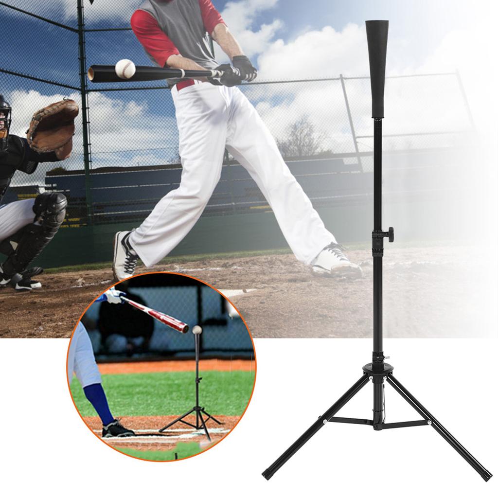 1Pc Baseball Batting Tee Adjustable Softball Tripod T Stand Practice Training Hitting Ball