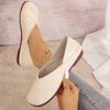Fashion Women's Slip On Leather Loafers Spring Autumn Ballet Shoes Ladies Casual Round Toe Cute Flats Nurse Shoes Sneakers Plus