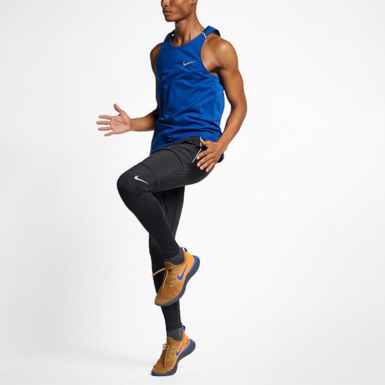 Nike Knit Breathable Sleeveless Vest Men Tops Blue AQ9918-438