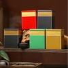 1 Pcs Mini Empty Tea Tin Can Household Green Black Tea Sealed Jar Portable Home Small Tea Packaging Box Tinplate Storage Cans