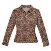 Autumn/Winter Long-Sleeve Print Shirt for Comfort & Style - Age-Reducing & Tummy-Covering for Middle-Aged/Elderly.
