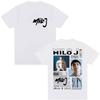 Camiseta Gráfica Unisex de Rapper Milo J Camilo Villarruel Tour 2025 para Mujer Vintage Hip Hop Moda Camisetas de Algodón Oversize Streetwear