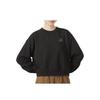 Round Neck Printed Breathable Casual Long Sleeve Sweatshirt Women Sweatshirt Black 625251-01