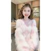 Loose Knit Sweater Women Winter Fluffy Korean Style Diamond Embroidered Casual Clothes