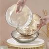 ZISIZ Round Coffee Table Snack Plate Set