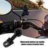 Euyehn Ball Head Adapter - Motorcycle Head Adapter Ball Base Anti-Slip Rear View Mirror