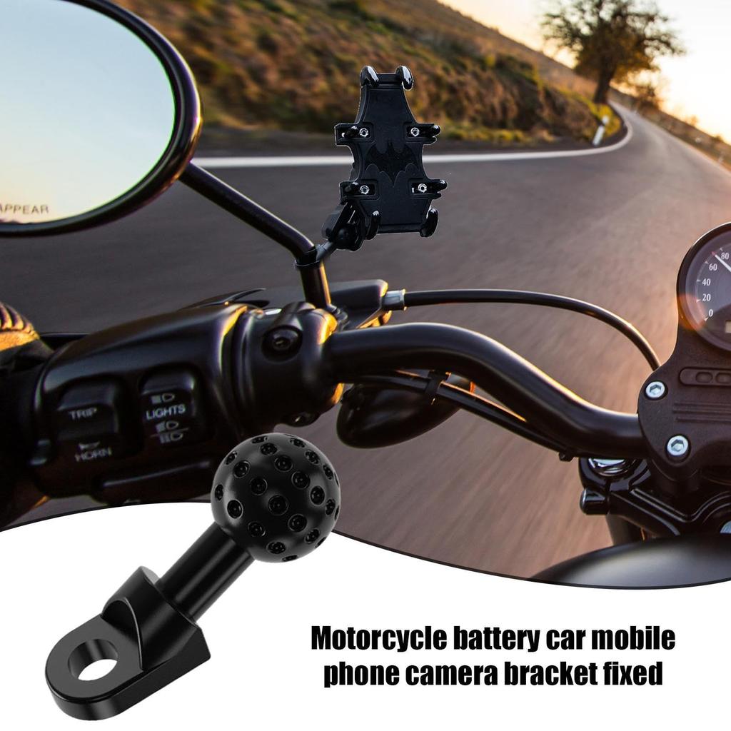Euyehn Ball Head Adapter - Motorcycle Head Adapter Ball Base Anti-Slip Rear View Mirror