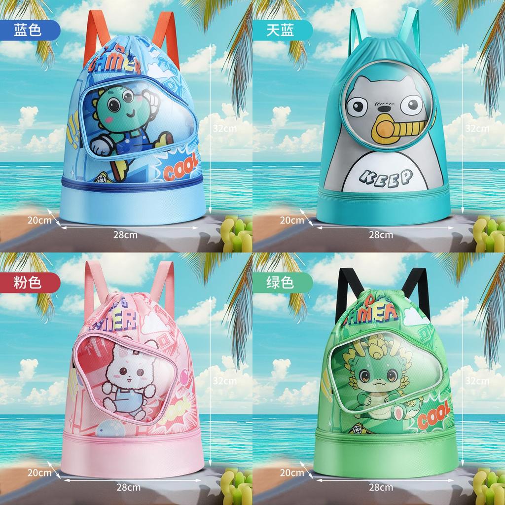 Childrens Swimming Bag Waterresistant Storage For Travel And Beach Use