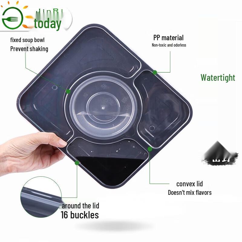 Fan Gao Disposable Partitioned Lunch Box Set