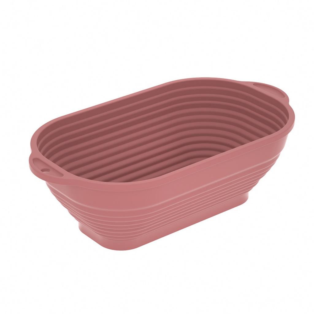 Silicone Bread Proofing Basket with Lid, Heat Dough Fermentation Basket for